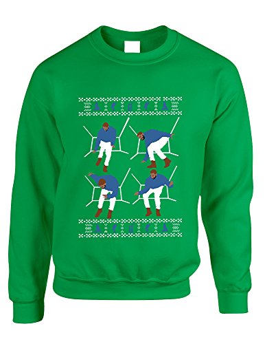 ALLNTRENDS Adult Sweatshirt 4 1-800 Hotline Bling Ugly Christmas Sweater Gift (3XL, Irish Green)
