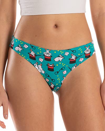 Shinesty Womens Underwear Bikini | Sexy, Comfortable & Cute Panties | Large Bunny