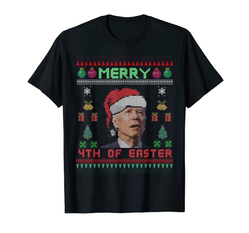Santa Joe Biden 4th of july Easter Ugly Christmas funny Xmas T-Shirt