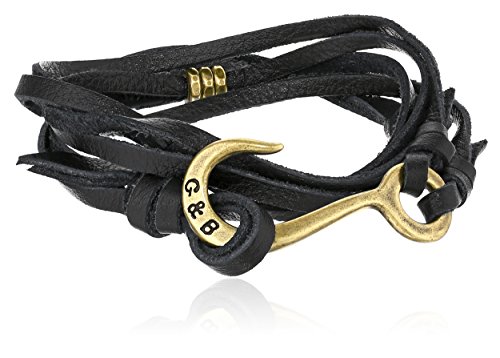 Giles & Brother Lash Hook Wrap Bracelet, 22'