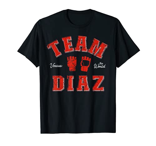 TEAM DIAZ Vs The World Family Last Name Fighter T-Shirt