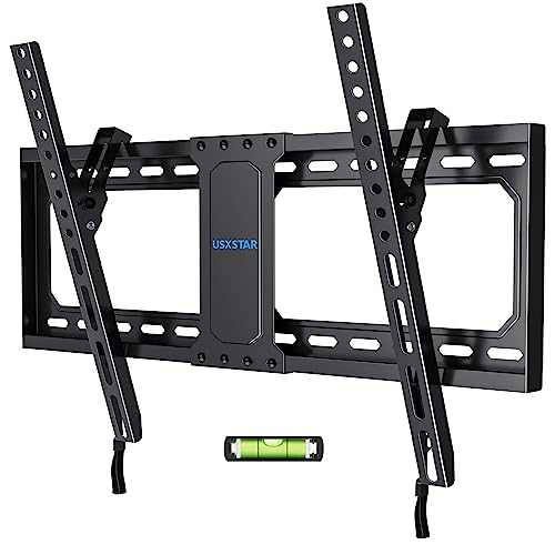 Tilt TV Wall Mount Fits 16-24' Studs, Holds 37-82' TVs up to 132 lbs, Max VESA 600x400mm - By USX STAR