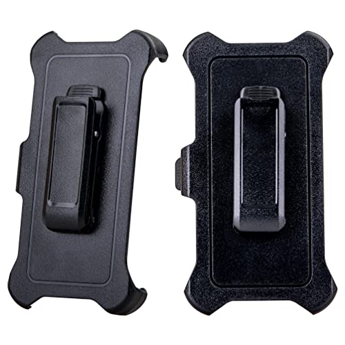WallSkiN 2 Pack Replacement Belt Clip Holster for Apple iPhone 8, 7, 6S, 6, SE 2020 (2nd Gen) OtterBox Defender Series Case | Clip for Belt Holder (Case Not Included)