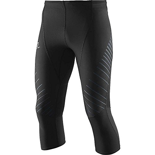 Salomon Men's Endurance 3/4 Tights, X-Small, Black/Black