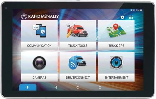 Rand McNally OverDryve 8 Pro 8' Truck GPS Tablet with Dash Cam and Bluetooth