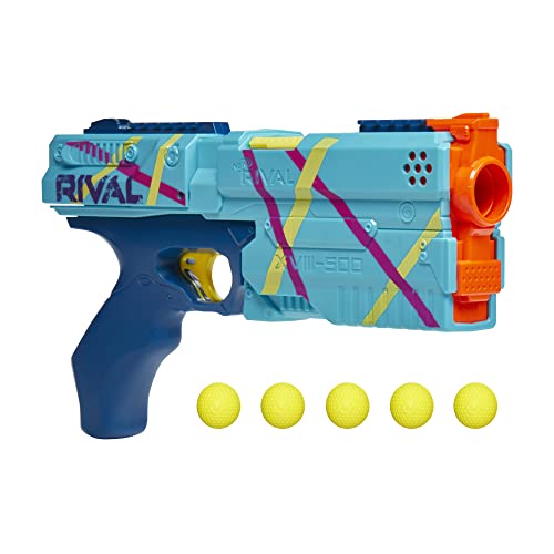 NERF Rival Kronos XVIII-500 Blaster, Breech-Load, 5 Rounds, Spring Action, 90 FPS Velocity, Teal Color Design (Amazon Exclusive)