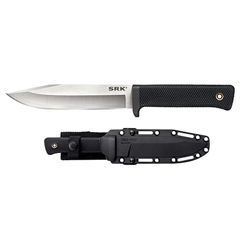 Cold Steel SRK Survival Rescue Tactical Fixed Blade Knife with Secure-Ex Sheath - Standard Issue Knife of The Navy Seals, San Mai Steel