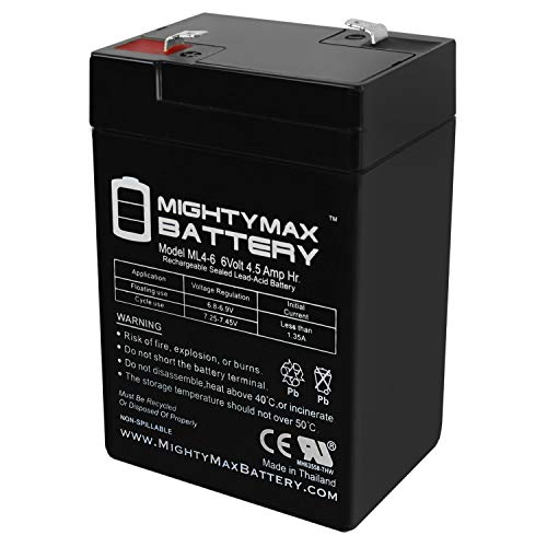6V 4.5AH SLA Battery Replacement for Enduring CB-4.5-6