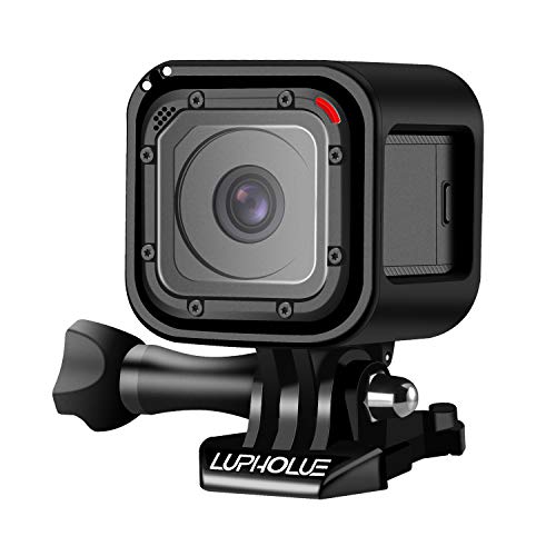 Lupholue Protective Housing Frame Cover Skeleton Case with Buckle & Thumb Screw for GoPro Hero 5/4 Session