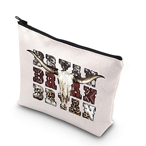 TSOTMO Vintage Music Fans Gift Country Music Cowboy Lover Bryan Bryan Bryan Zipper Pouch Makeup Bag  (BRYAN)