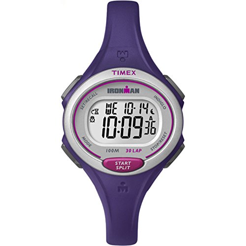 Timex Women's TW5K901009J Ironman Essential 30 Purple Resin Strap Watch