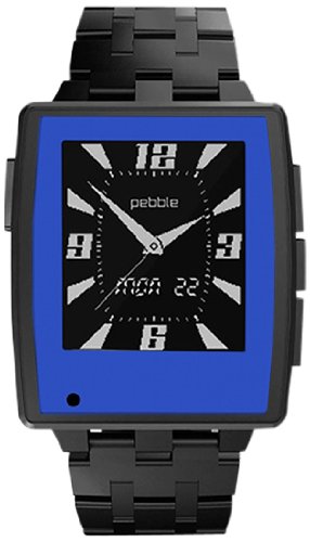 Slickwraps Slickwraps Blue Color Series Wraps/Skins for Pebble Steel Watch - Retail Packaging - Blue