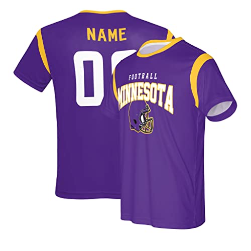 Minnesota Custom T Shirts for Men Women Kids Sports Fan Jersey Customize Any Name Any Number Personalized Gifts