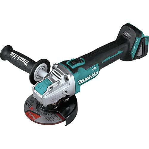 Makita 18V LXT Lithium‑Ion Brushless Cordless 4‑1/2' / 5' X‑LOCK Angle Grinder, with AFT, Tool Only