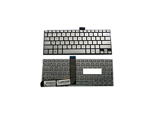 Replacement Keyboard Without Frame For Asus Q302 Q302LA Q302UA Q304 Q304UA Q302LA-BBI5T14 Q302LA-BBI5T19 Q302LA-BHI3T09 Q302LA-BSI5T16, US Layout Silver Color