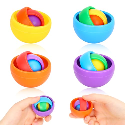 Effacera 2 Pack Fidget Toys Fidget Spinners for Kids Adults, Classroom Prizes Gyroscope Toys ADHD Autism Stress Relief Fidget Toys, Fidget Spinners for Boys Girls Teens