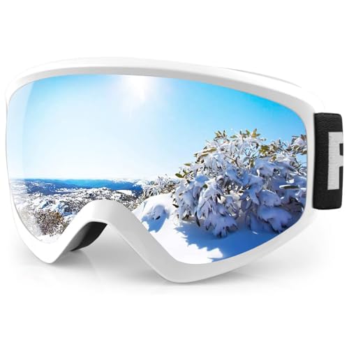 findway Kids Ski Goggles, Kids Snow Snowboard Goggles for Boys Girls Youth OTG