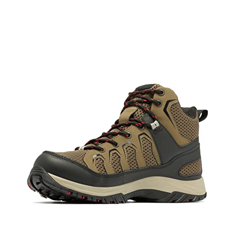 Columbia Men's Granite Trail Mid Waterproof, Mud/Black, 10.5
