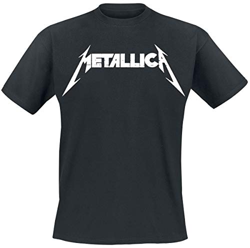 Metallica Men's Master of Puppets Photo (Back Print) Slim Fit T-Shirt Large Black