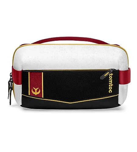 tomtoc Royal Order-Themed Accessory Bag, Protective Large Capacity, Travel Storage Pouch, Electronics Accessory Organizer, Travel-Friendly-Handle