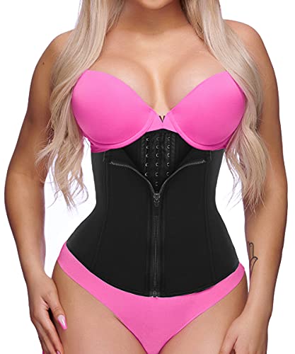 GainKee Waist Trainer for Women Belly Fat Sweat Waist Trainer Corsets for Women Body Shaper (X-Large, Belt)