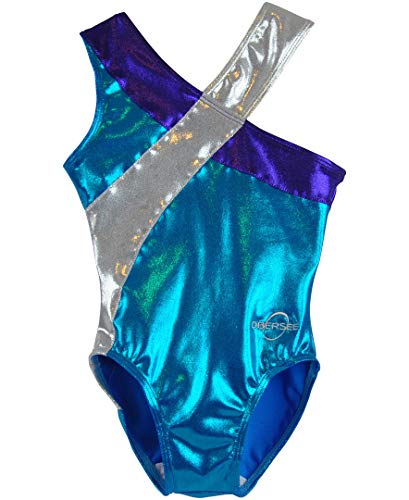 Obersee - O3GL029AL - Girl's Girls Gymnastics Leotard - Molly Turquoise | Adult Large