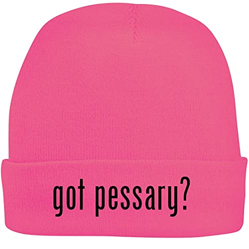 Shirt Me Up got Pessary? - A Nice Beanie Cap, Pink, OSFA