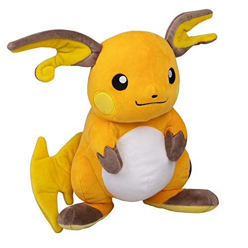 Pokémon 12' Raichu Plush Stuffed Animal Toy - Officially Licensed - Pikachu Evolution - Great Gift for Kids