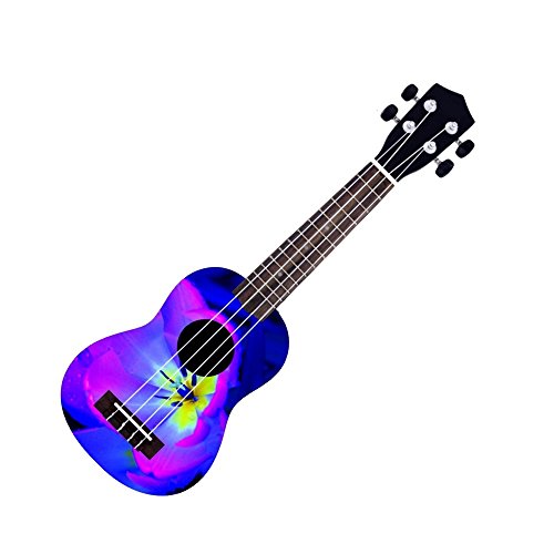 Ukulele - Flowers Neon w/ Gig Bag