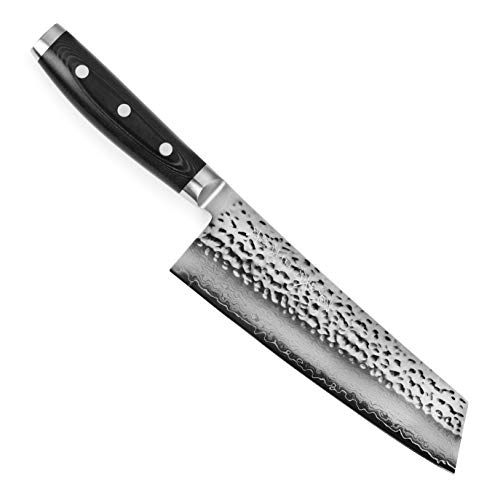Enso HD 7' Bunka Knife - Made in Japan - VG10 Hammered Damascus Stainless Steel