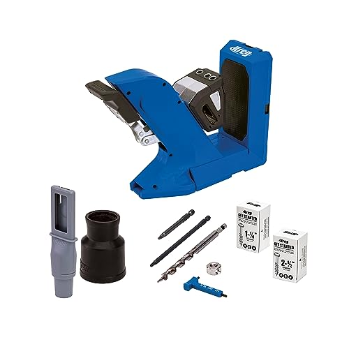 Kreg KPHJ720 Pocket-Hole Jig 720 - Durable Kreg Pocket-Hole Jig - Easy Clamping & Adjusting - For Materials 1/2' to 1 1/2' Thick