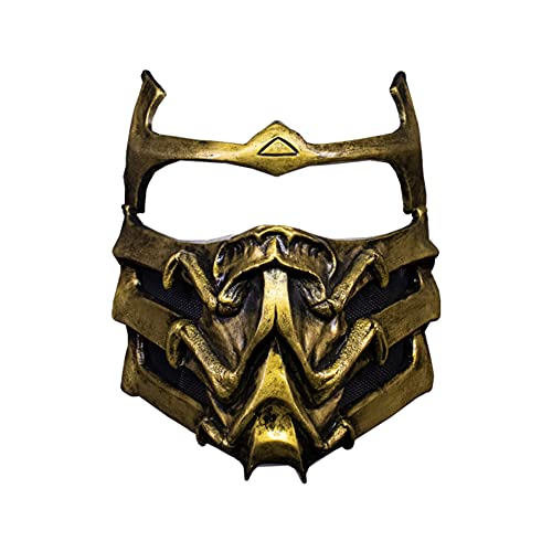 Trick Or Treat Studios Mortal Kombat Scorpion Mask Gold
