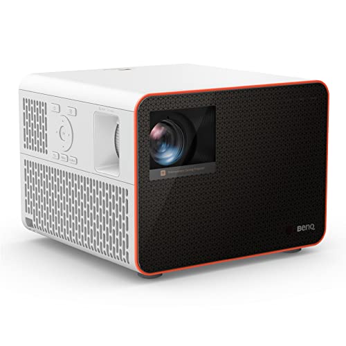 BenQ X3000i True 4K UHD 4LED Gaming Projector | 3000 Lumens | 1080p 240Hz 4.2ms | 100% DCI-P3 | Preset Game Modes | Android TV | 10W TreVolo Speakers | HDMI | 2D Keystone | eARC | 3D | PS5 | Xbox