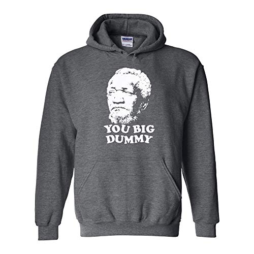 You Big Dummy Fred Sanford Famous Quote Lamont Classic TV Pullover Hoodie XL Dark Heather