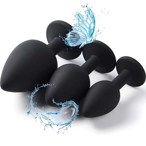 Black 3pcs Butt Toys Trainer Kit Plug Anales Expanding Butt Adult Toys Relaxing Tool for Women Men Gifts Sunglasses LWT62