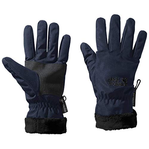 Jack Wolfskin Womens Stormlock Highloft Glove Women, Midnight Blue, M