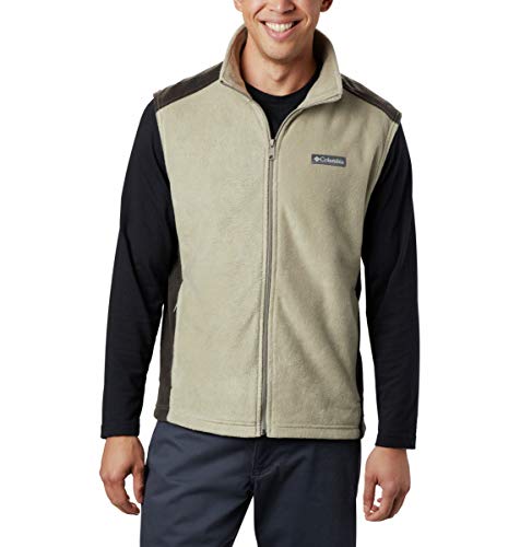 Columbia Men's Steens Mountain Vest, Tusk/Buffalo, XX-Large