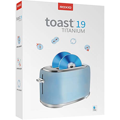 Roxio Toast 19 Titanium | CD & DVD Burner for Mac | Disc Burning, File Conversion, Multimedia Suite [Mac Disc] [Old Version]
