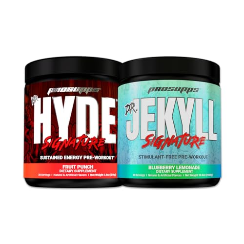 PROSUPPS Mr. Hyde Signature Lollipop Punch and Dr. Jekyll Signature Blueberry Lemonade Bundle