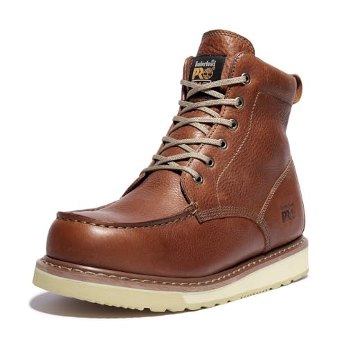 Timberland PRO Men's 53009 Wedge Sole 6' Soft-Toe Boot,Rust,11 M