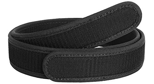 KRYDEX Inner Belt for Duty Belt 1.5' Hook Liner Inner Belt Black (Black, M:(32” – 36”))