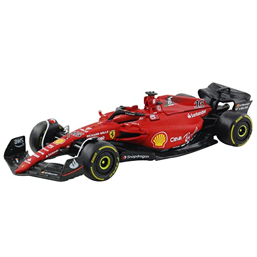 Bburago Ferrarii F1-75#16 C. Leclerc 2022 1/43 Diecast Model Car 36832