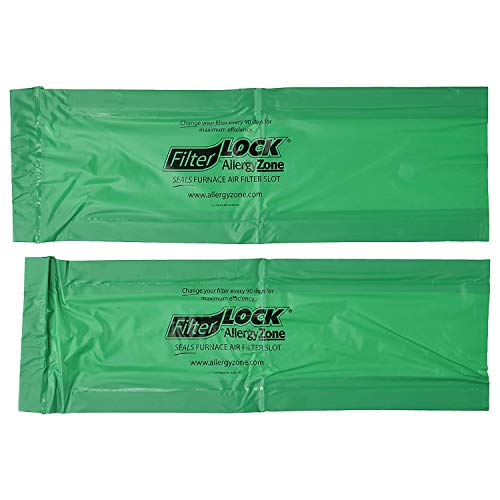 AllergyZone - FilterLock Filter Slot Seal – Seal Cover for Any 1” Furnace Filter, Up To 25” Long