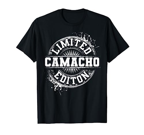 CAMACHO Funny Surname Family Tree Birthday Reunion Gift Idea T-Shirt