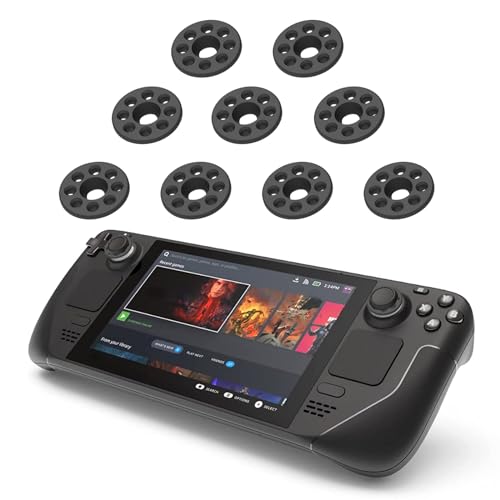 Bshirmay Aim Assist Control Rings for Valve Steam Deck,MSI Claw PC Gaming Handheld,Switch/Joy-Con Set,GPD,Razer,ASUS ROG Ally Gaming Handheld Controller Precision Ring Joystick Thumbstick Accessories