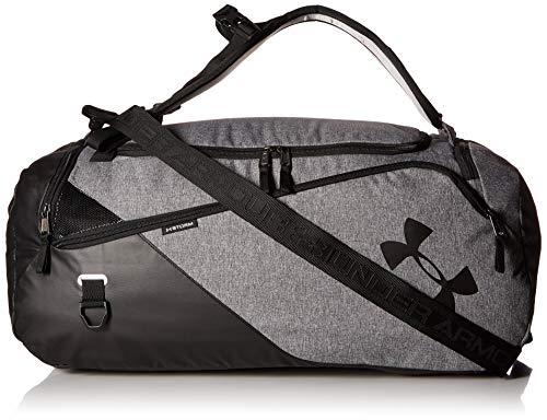 Under Armour Adult Contain 4.0 Duffle Bag , Graphite Medium Heat (040)/Black , One Size Fits All