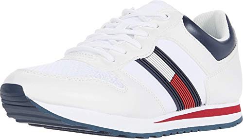 Tommy Hilfiger womens Twliams Sneaker, White120, 9 US