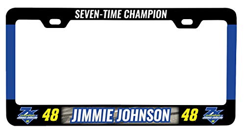 Castum Jimmie Johnson #48 2016 Champ License Plate Frame
