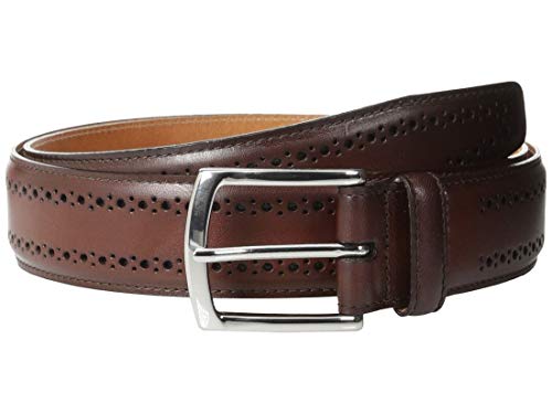 Allen Edmonds Men's Manistee Belt, Dark Chili Leather, 36
