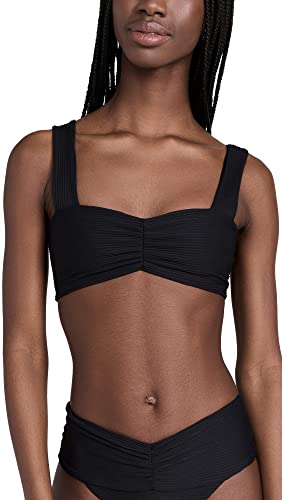 L*Space Women's Marlee Bikini Top, Black, XS